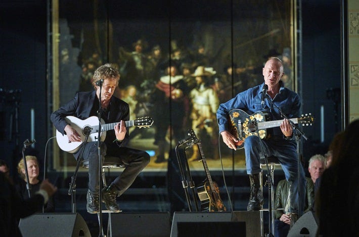 Sting 2026 Rijksmuseum